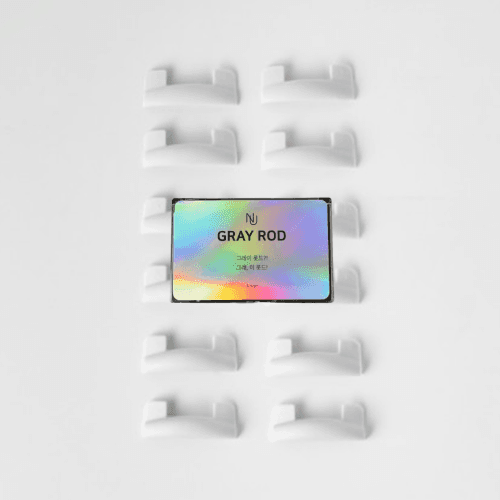 NUNU 누누 그레이 롯드 6종 세트 둥근 바짝컬