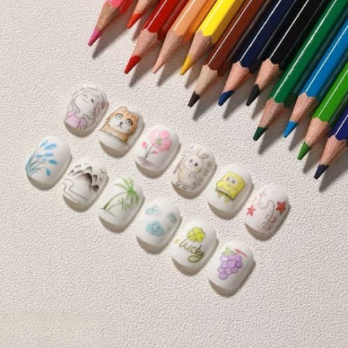 유성 드로잉 네일색연필 12종세트
