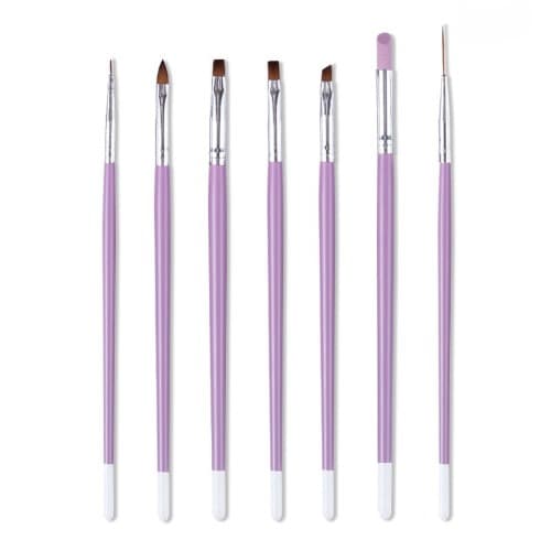 젤네일아트 브러쉬 7종 세트 스톤푸셔 믹스 멀티브러쉬