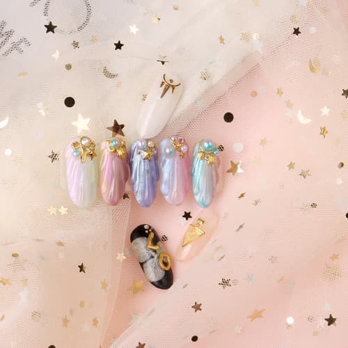 스팽글 별 망사 레이스 배경천 배경지 촬영소품