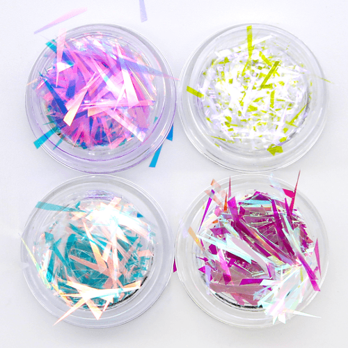 젤로젤로 네일 유리 조각 필름 4종 세트