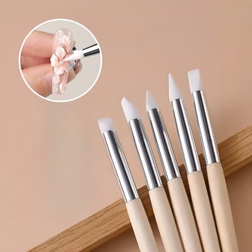 매직툴 네일 실리콘 브러쉬 5종 세트