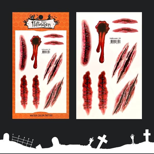 파셋 할로윈 타투 스티커 04