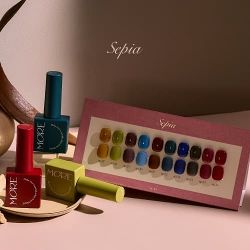 모어젤 세트 세피아 시럽젤 10종