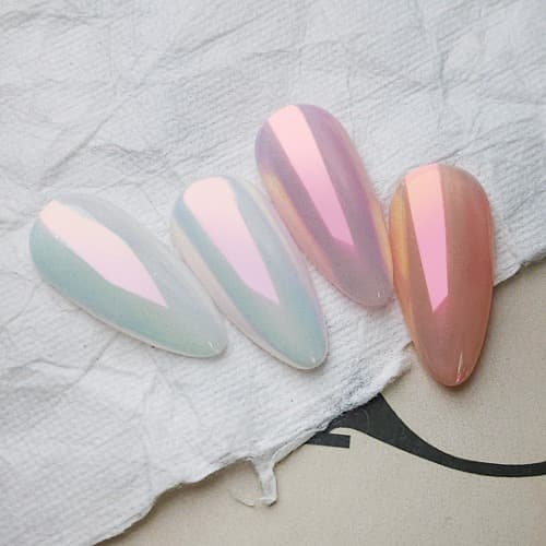 다이아미 미러파우더 머메이드펄 피치 핑크