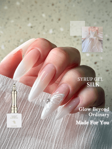 아우라글리터 실크 AS01 화이트시럽젤 웨딩시리즈